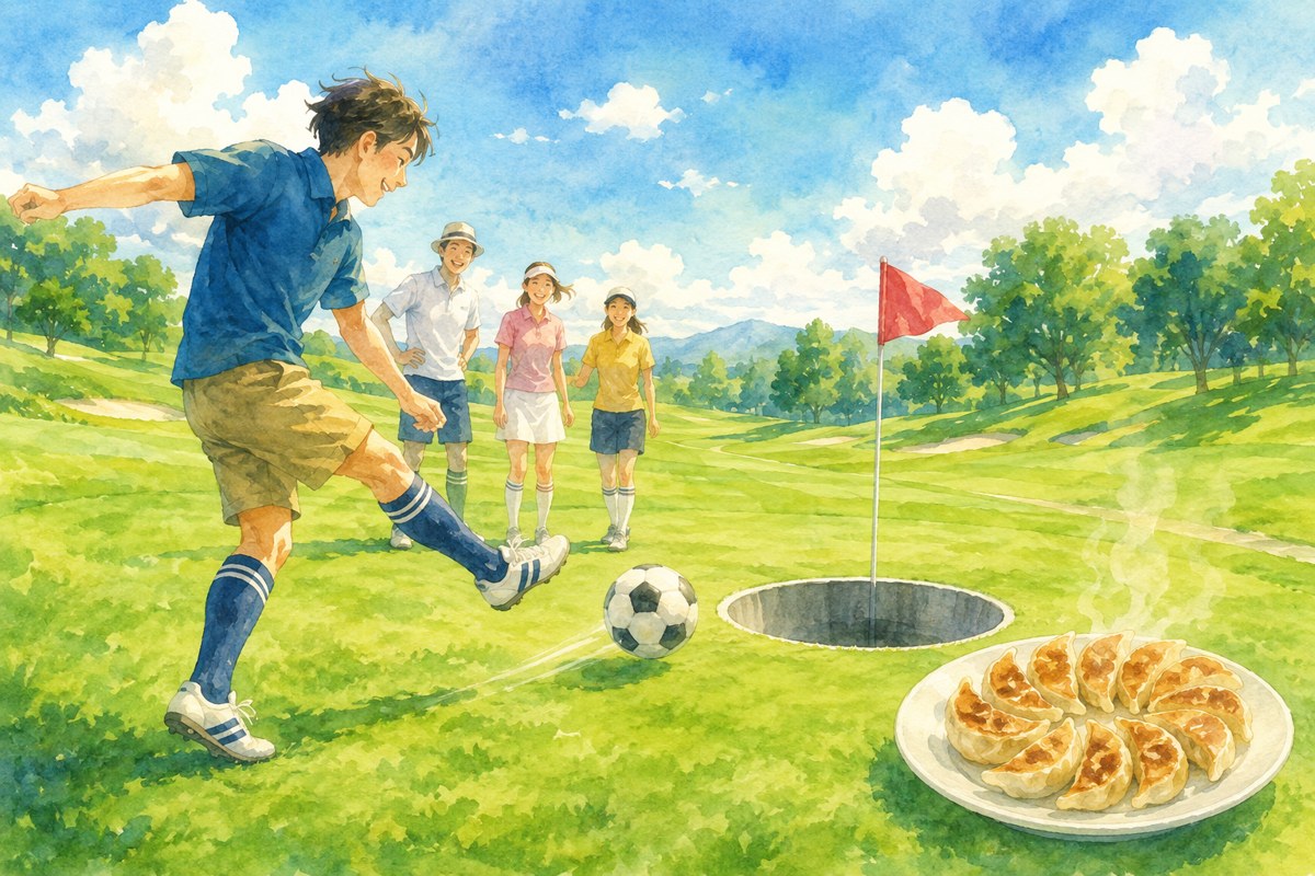 8月9日、枚方で「海鮮餃子北京オープン」開催。北京の名前を冠したフットゴルフ大会、エントリー受付中です｜枚方・宮之阪の町中華 海鮮餃子 北京